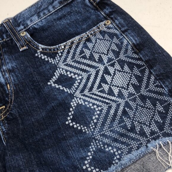 BIG STAR FACTORY JEAN SHORTS MADE IN MEXICO 8/29 🇮🇹 - Picture 6 of 11
